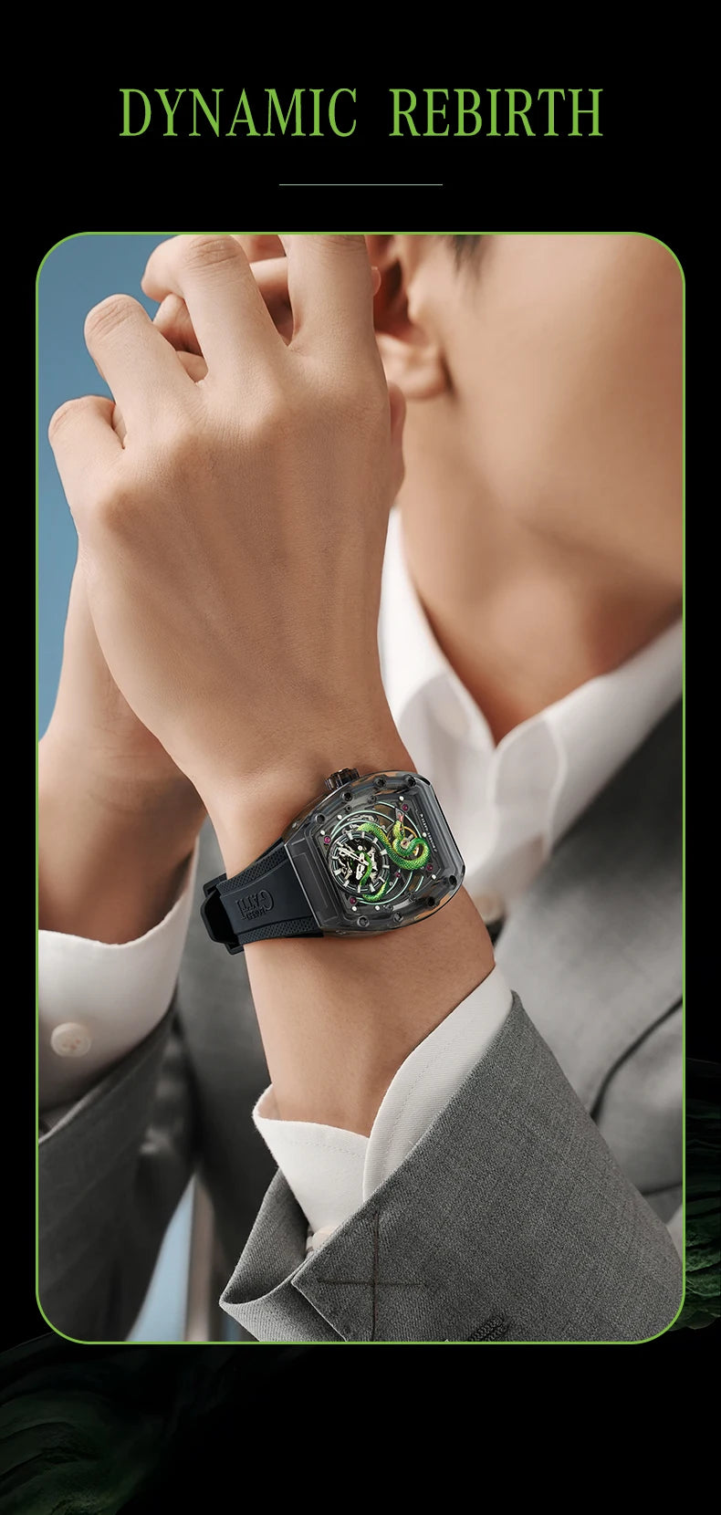 Bonest Gatti - Black Crystal Snake Series 6004