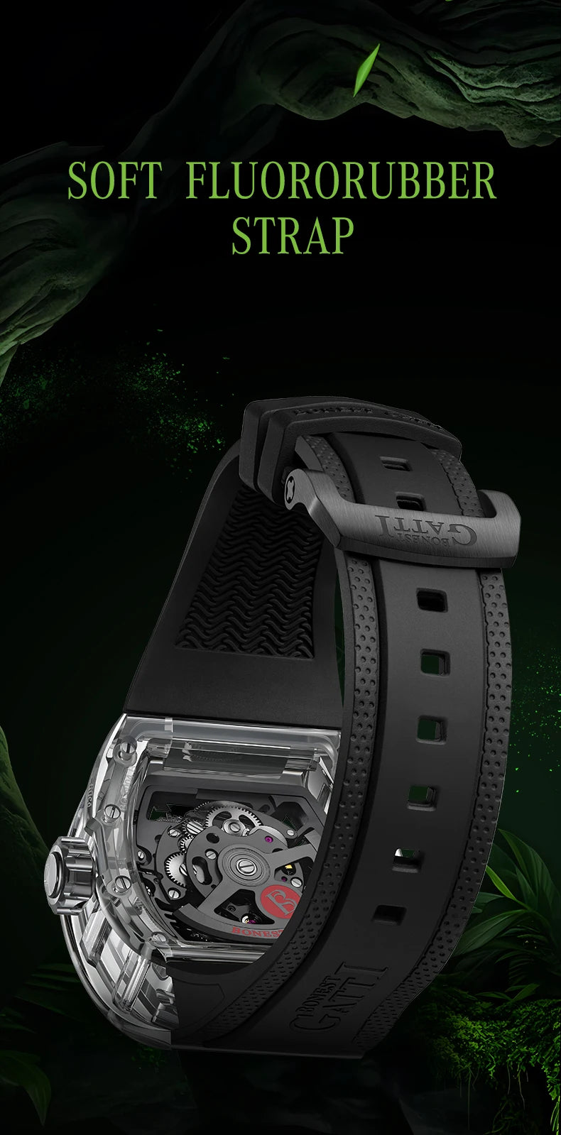 Bonest Gatti - Black Crystal Snake Series 6004