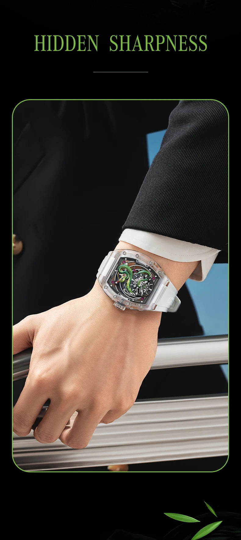 Bonest Gatti - Black Crystal Snake Series 6004