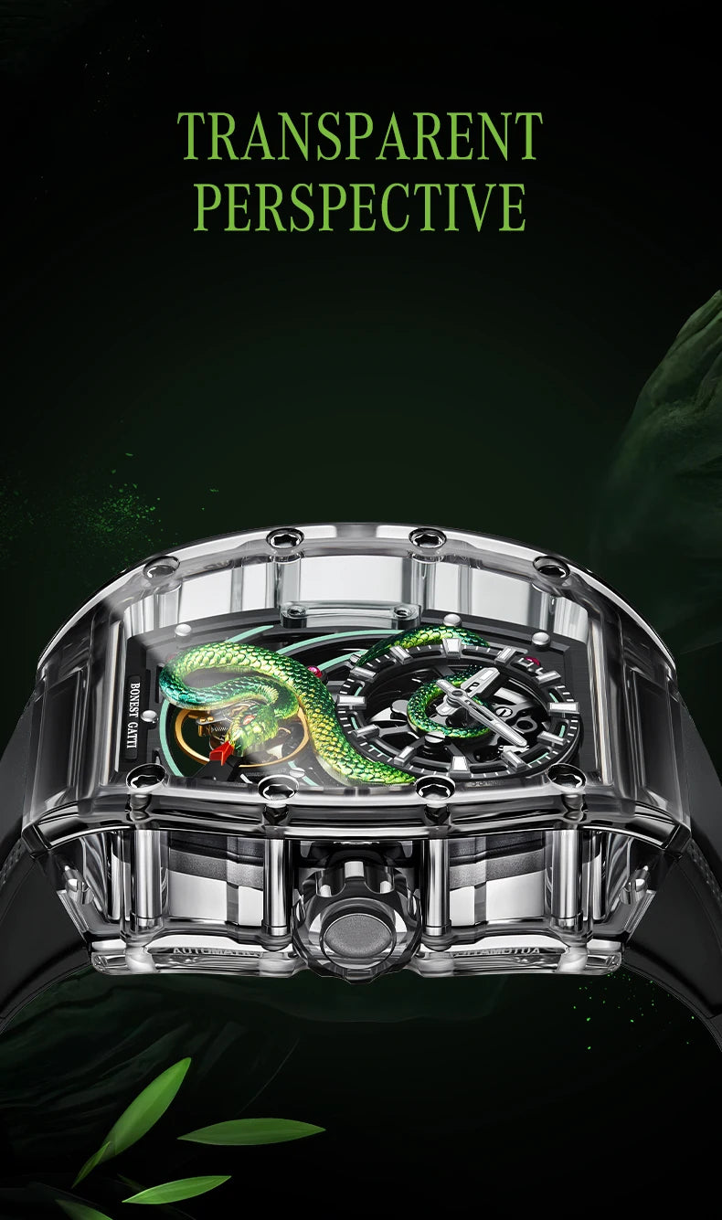 Bonest Gatti - Black Crystal Snake Series 6004