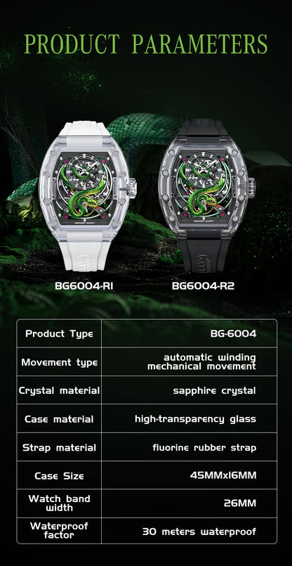 Bonest Gatti - Black Crystal Snake Series 6004