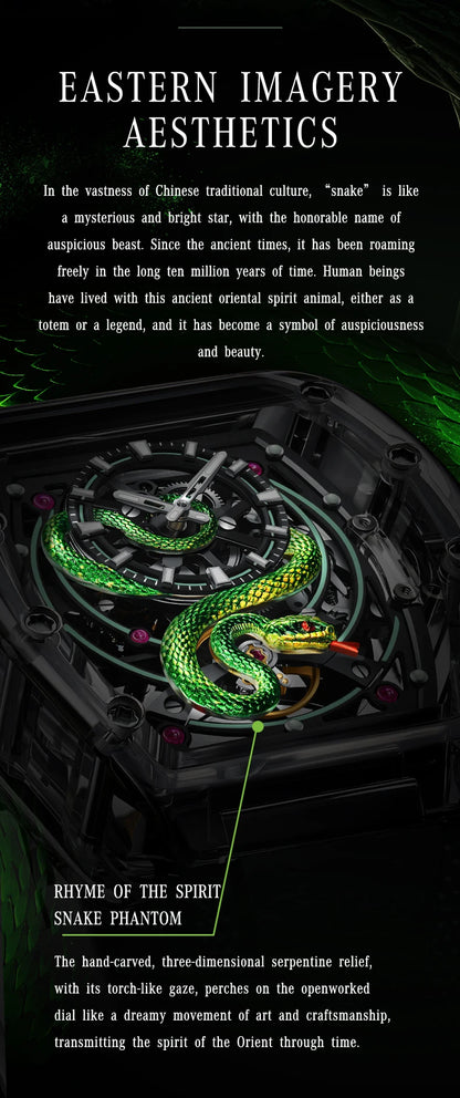 Bonest Gatti - Black Crystal Snake Series 6004